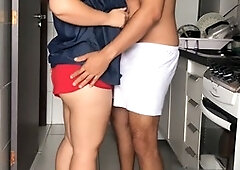Grinding on dick, real couple homemade, pov
