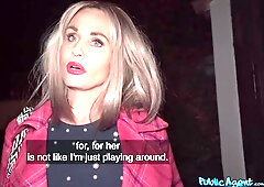 Public Agent Presents Fucking My GF's Hot Mom - with Blonde Mature GILF Laura Crystal