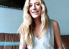 Hawt Blond Bestfriend Helps u Forget About Your Breakup - Addison Vodka, Alex Adams