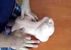 Doll Sucks Fucked Splattered