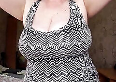 Large marvelous melons swing close-up.