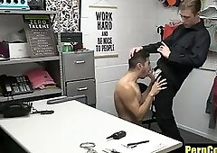 Perp Caught and humiliated by a horny cop