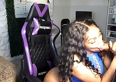 Thick and curvy ebony beauty Perfectprice with a dripping wet pussy and a big ass