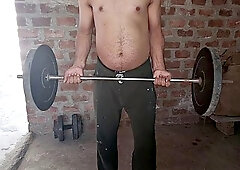 I got completely naked while working out