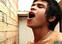 Jizz faced latin raw fuck