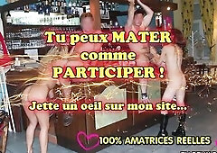 two concupiscent milfs booty screwed at public restaurant