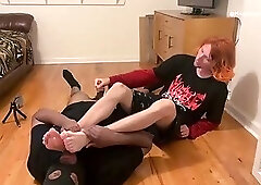 Footjob + Worship