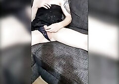 Jerking Off my dong in my knickers wishing to be made a serf