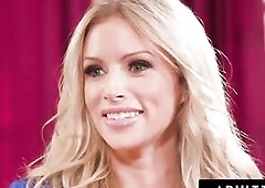 FORTUNATE DUDE ENJOYS FREE USE BANG FEST WITH 5 BREASTY MILFS