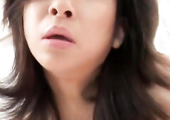 Big Titted fucking asian STEPMOM sexy girl jerks prick