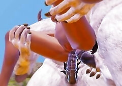 Sex with Yiff monsters POV SLOW MOTION - porn in cg