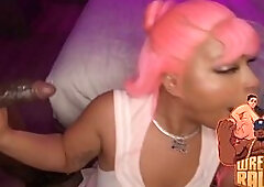 Black Doxy Mollie Anal Creampie & double penetration