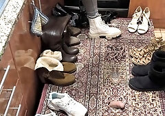 Foot feet, foot humiliation