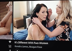 Girlsway - softcore writer Casey Calvert has wet strap-on pound with Kira Noir for novel inspiration