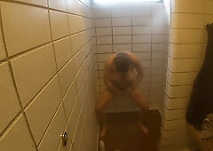 Shower And Shaving My Pussy Camping