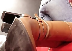 Femdom Order Slaves to Clean Their Boots