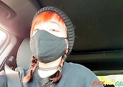 Orgasmic Drive - Public Car Solo with a Teen Webcam Girl