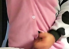 Silent Crossdresser Cumshot