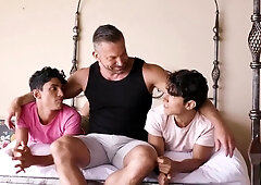 Dad Is Fucking Proud On His Twin Sons Gay Porn