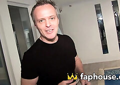 Revealing lingerie-clad chicks enjoy a cool 3some with a well-endowed man who satisfies their desire