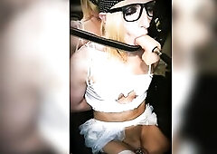 Sissy Unfathomable Mouth Training by Vibrator Machine