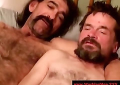 Mature redneck fucked before tugging