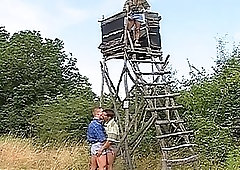 Three Gay Guys Have Steamy Group Sex Outdoors