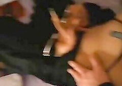 Handcuffed shemale Ts queen shaz