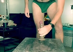 Giant Chocolate-Colored Fuck Stick is too Much and I DEEPTHROAT My Flow