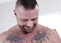 Muscular Hunk Sergeant Miles Gets His Ass Rimmed By Brittney Kade!