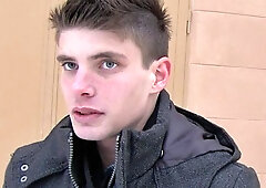 Fit and fuckable European hottie takes a massive facial