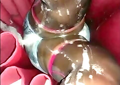 BlueGirl70 Soapy Upskirt Squirt