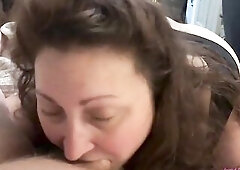 Shlong Suck Breasty Brunette hair Homemade Slut