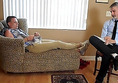 Tommy Stress gets mischievous ball wedgies