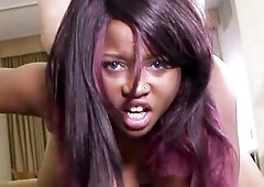 I love the way BWC feels in my constricted ebony cunt