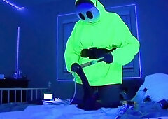 Neon ShyGal Femboy, Struggles to Impress King Koopah!!