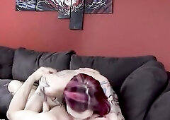 Lustful vampire lady is also lascivious to hold back from screwing a human, instead of biting him