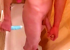 Transgender Girl Takes Cock In Shower And
