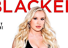 Beautiful silicone tits blonde Bailey Brooke rides on a huge penis