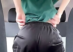 Eric Vee riding big dildo in car