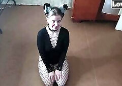 This day, this sexy, hawt mother I'd like to fuck decided to be a playful kitten and fully embrace the role - crawling on the floor, licking her 