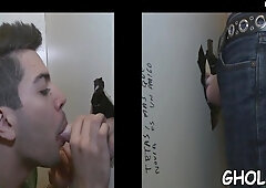Draining off throug a gloryhole