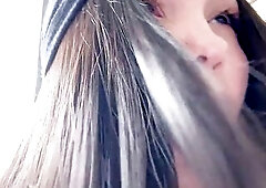 The moist pussy of an eighteen-year-old Oriental woman is so constricted that I easily reached her uterus.