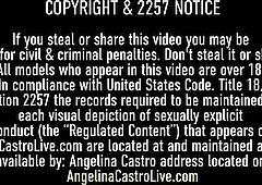 Cunt Fascinating Princess Angelina Castro Teases During The Time That Sex Toy Banging!