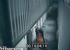 Lola Reve and Ferrera Gomez in an anal 3some in jail