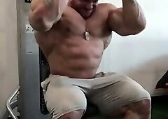Nick Walker Lifting Weights and Sexy Posing Compilation