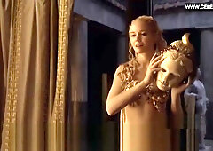 Mature blonde embraces ancient Greek passion with a muscular lover