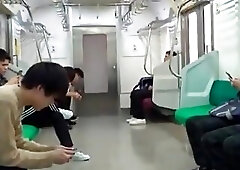 Handsome Boys in Train