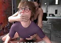 Dominant Latina shemale gives a wild anal ride to her guy