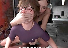 Dominant Latina shemale gives a wild anal ride to her guy